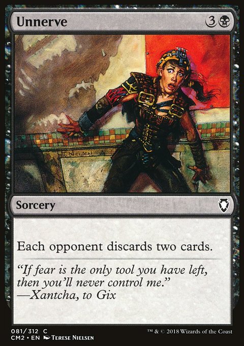 Unnerve, Commander Anthology Volume II #81, Magic: The Gathering card
