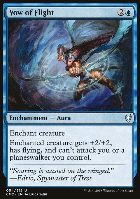 Vow of Flight, Commander Anthology Volume II #54, Magic: The Gathering card