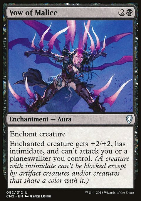 Vow of Malice, Commander Anthology Volume II #82, Magic: The Gathering card