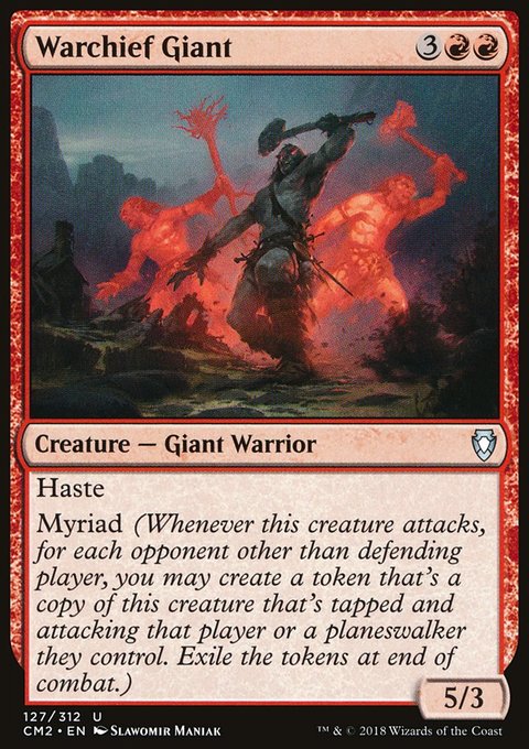 Warchief Giant, Commander Anthology Volume II #127, Magic: The Gathering card