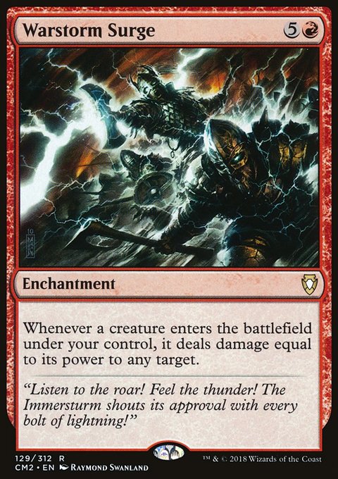 Warstorm Surge, Commander Anthology Volume II #129, Magic: The Gathering card