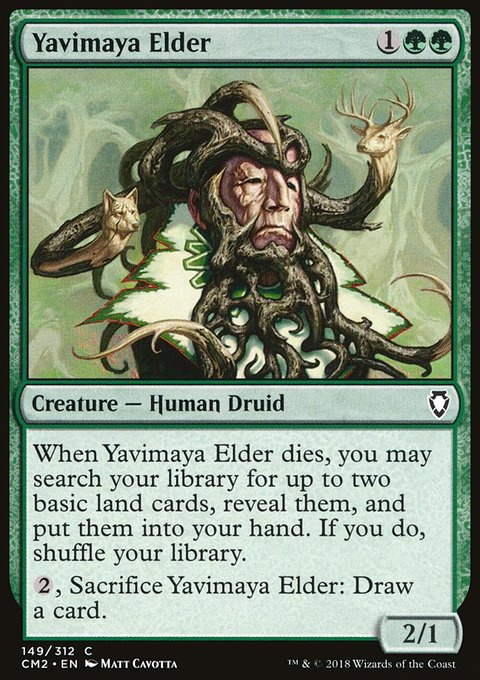 Yavimaya Elder, Commander Anthology Volume II #149, Magic: The Gathering card