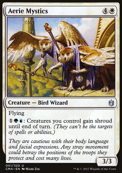 Aerie Mystics, Commander Anthology #1, Magic: The Gathering card