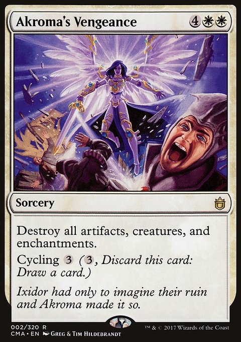 Akroma's Vengeance, Commander Anthology #2, Magic: The Gathering card