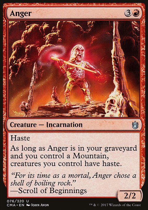 Anger, Commander Anthology #76, Magic: The Gathering card