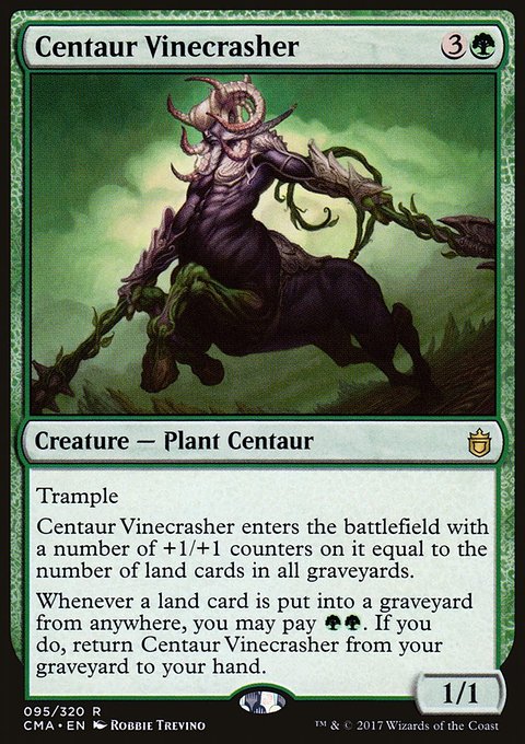 Centaur Vinecrasher, Commander Anthology #95, Magic: The Gathering card