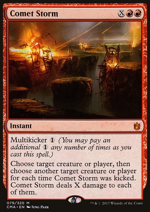 Comet Storm, Commander Anthology #79, Magic: The Gathering card