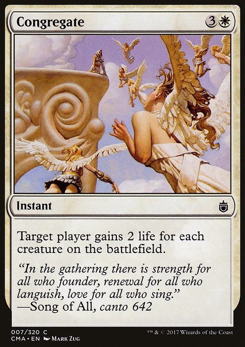 Congregate, Commander Anthology #7, Magic: The Gathering card