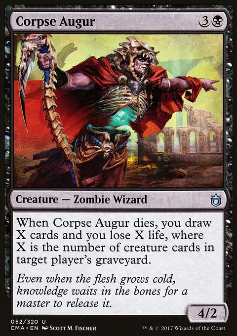 Corpse Augur, Commander Anthology #52, Magic: The Gathering card