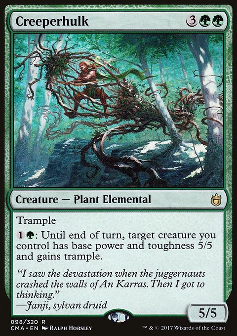 Creeperhulk, Commander Anthology #98, Magic: The Gathering card