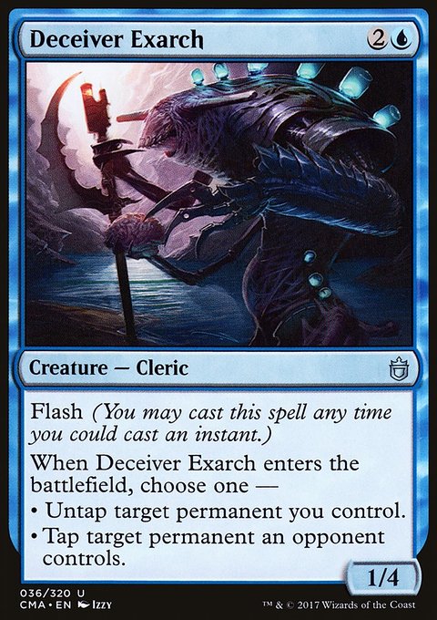 Deceiver Exarch, Commander Anthology #36, Magic: The Gathering card