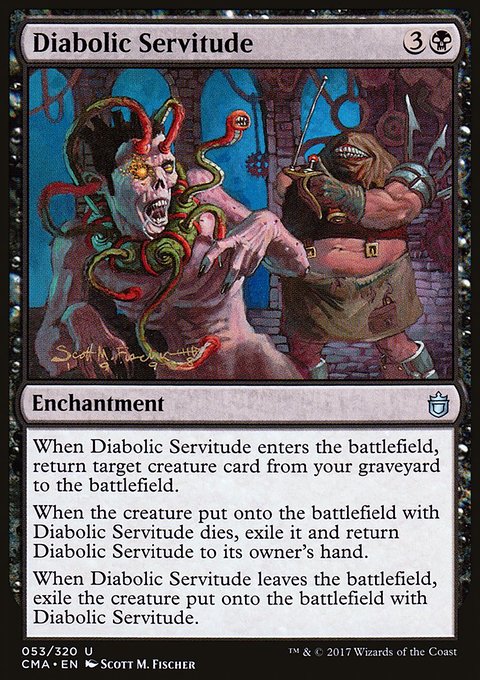 Diabolic Servitude, Commander Anthology #53, Magic: The Gathering card
