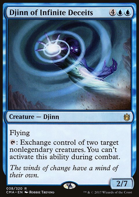Djinn of Infinite Deceits, Commander Anthology #38, Magic: The Gathering card