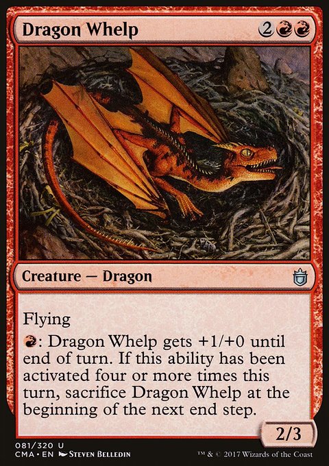 Dragon Whelp, Commander Anthology #81, Magic: The Gathering card