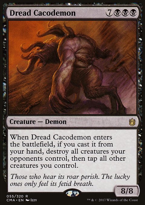 Dread Cacodemon, Commander Anthology #55, Magic: The Gathering card