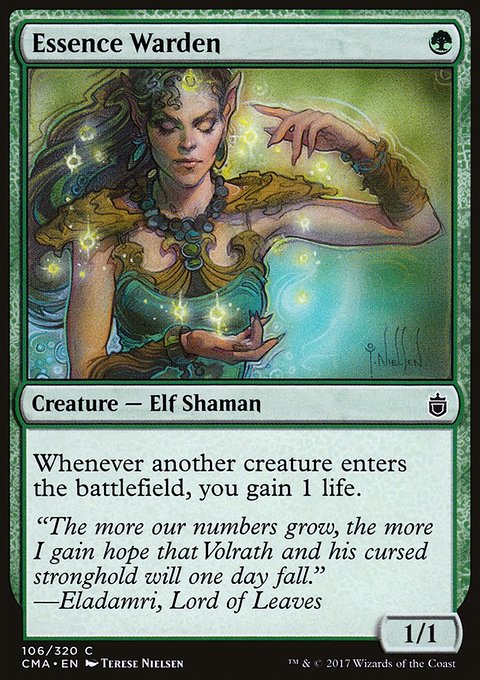 Essence Warden, Commander Anthology #106, Magic: The Gathering card