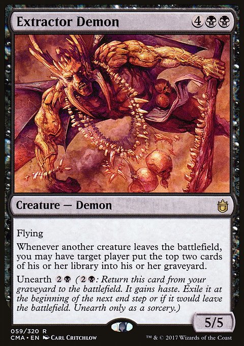 Extractor Demon, Commander Anthology #59, Magic: The Gathering card