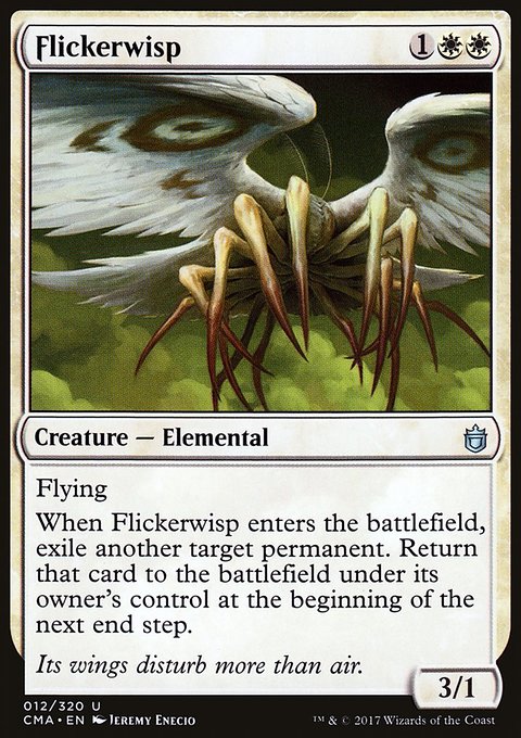 Flickerwisp, Commander Anthology #12, Magic: The Gathering card