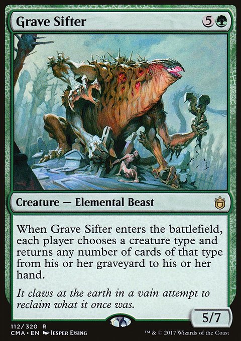Grave Sifter, Commander Anthology #112, Magic: The Gathering card