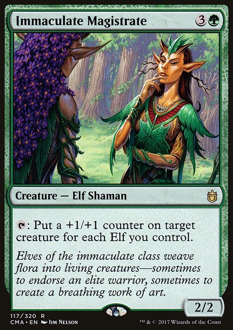 Immaculate Magistrate, Commander Anthology #117, Magic: The Gathering card