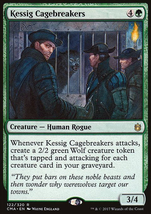 Kessig Cagebreakers, Commander Anthology #122, Magic: The Gathering card