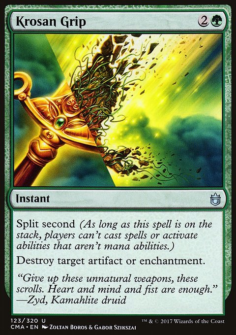 Krosan Grip, Commander Anthology #123, Magic: The Gathering card