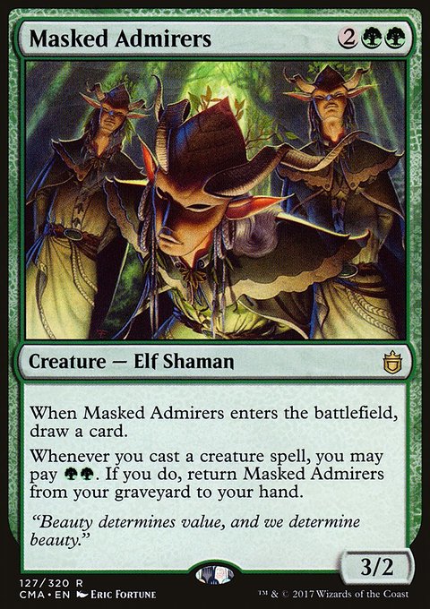 Masked Admirers, Commander Anthology #127, Magic: The Gathering card