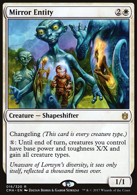 Mirror Entity, Commander Anthology #16, Magic: The Gathering card