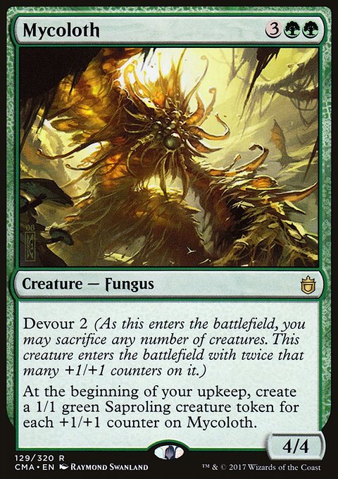 Mycoloth, Commander Anthology #129, Magic: The Gathering card