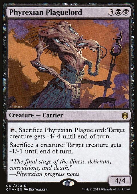 Phyrexian Plaguelord, Commander Anthology #61, Magic: The Gathering card