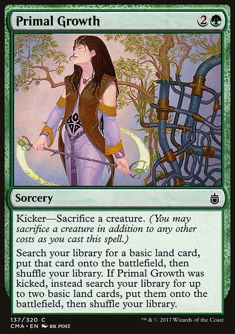 Primal Growth, Commander Anthology #137, Magic: The Gathering card