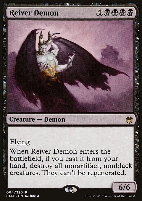 Reiver Demon, Commander Anthology #64, Magic: The Gathering card