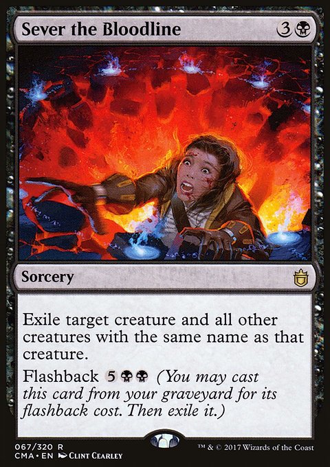 Sever the Bloodline, Commander Anthology #67, Magic: The Gathering card
