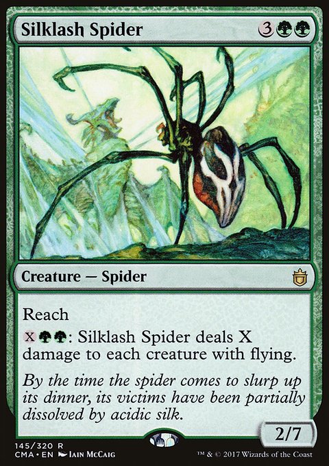 Silklash Spider, Commander Anthology #145, Magic: The Gathering card