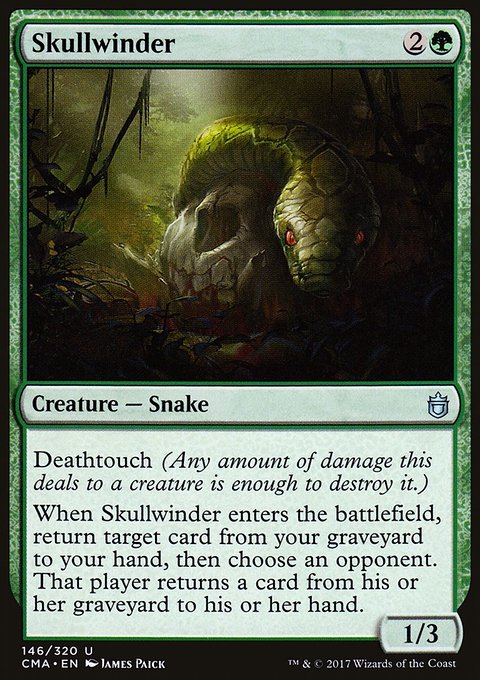Skullwinder, Commander Anthology #146, Magic: The Gathering card