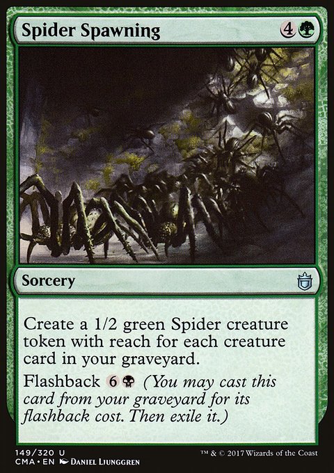 Spider Spawning, Commander Anthology #149, Magic: The Gathering card