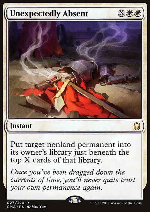 Unexpectedly Absent, Commander Anthology #27, Magic: The Gathering card