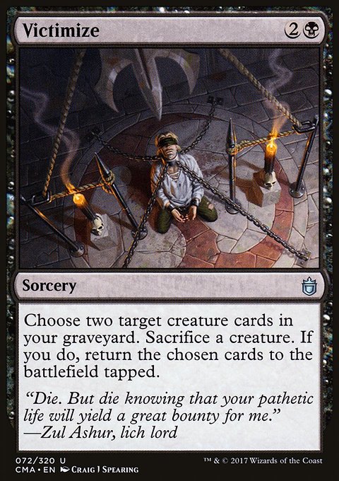 Victimize, Commander Anthology #72, Magic: The Gathering card
