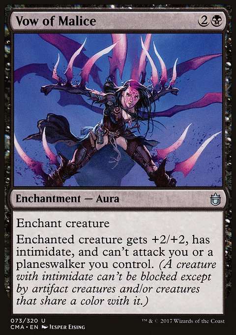 Vow of Malice, Commander Anthology #73, Magic: The Gathering card