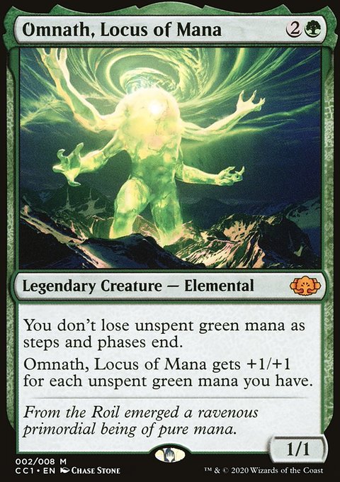 Omnath, Locus of Mana, Commander Collection: Green #2, Magic: The Gathering card
