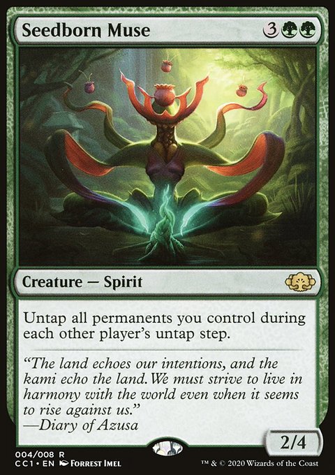 Seedborn Muse, Commander Collection: Green #4, Magic: The Gathering card