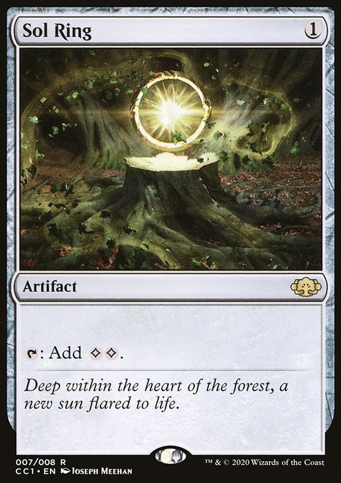 Sol Ring, Commander Collection: Green #7, Magic: The Gathering card