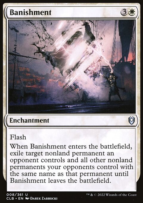 Banishment, Commander Legends: Battle for Baldur's Gate #8, Magic: The Gathering card