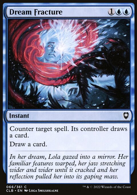 Dream Fracture, Commander Legends: Battle for Baldur's Gate #66, Magic: The Gathering card