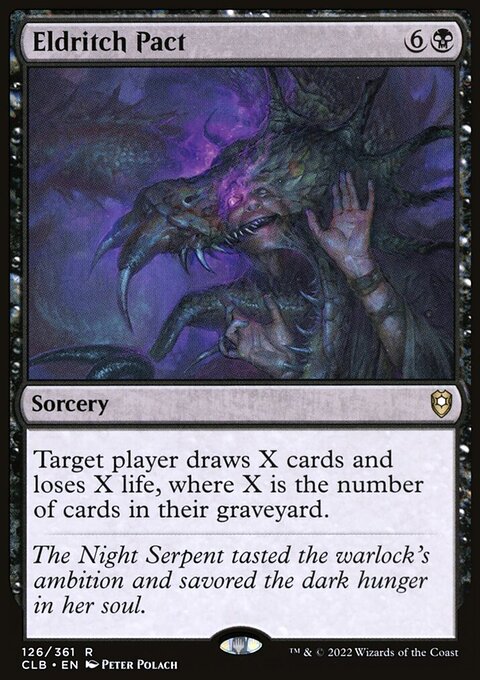 Eldritch Pact, Commander Legends: Battle for Baldur's Gate #126, Magic: The Gathering card