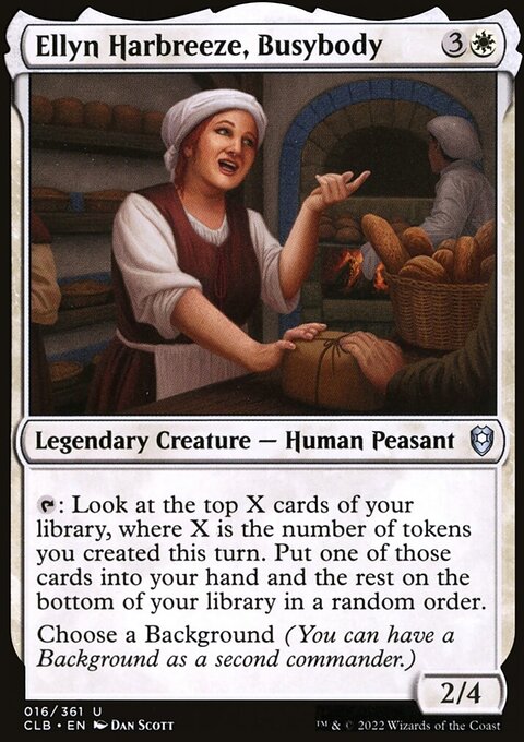 Ellyn Harbreeze, Busybody, Commander Legends: Battle for Baldur's Gate #16, Magic: The Gathering card