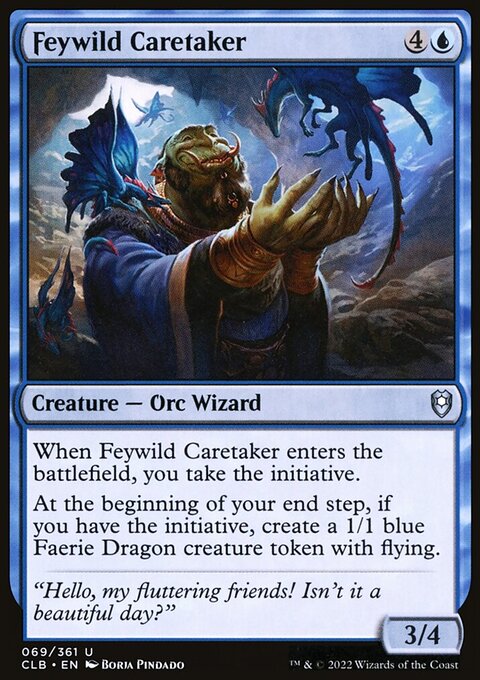 Feywild Caretaker, Commander Legends: Battle for Baldur's Gate #69, Magic: The Gathering card