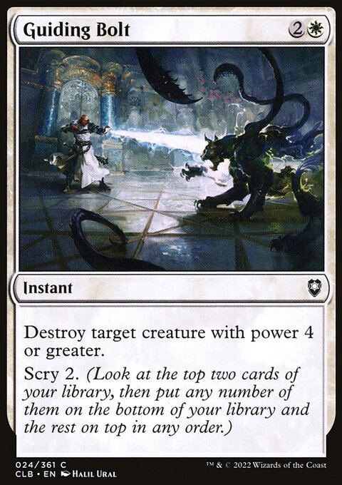 Guiding Bolt, Commander Legends: Battle for Baldur's Gate #24, Magic: The Gathering card