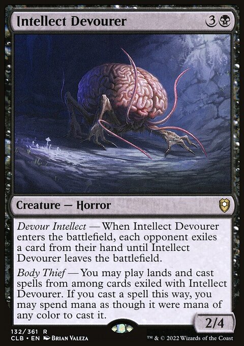 Intellect Devourer, Commander Legends: Battle for Baldur's Gate #132, Magic: The Gathering card