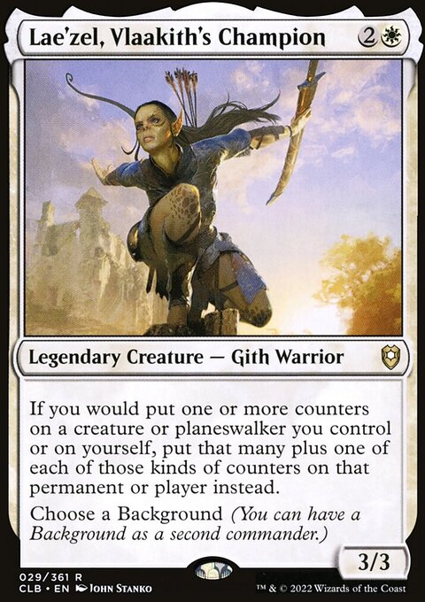 Lae'zel, Vlaakith's Champion, Commander Legends: Battle for Baldur's Gate #29, Magic: The Gathering card